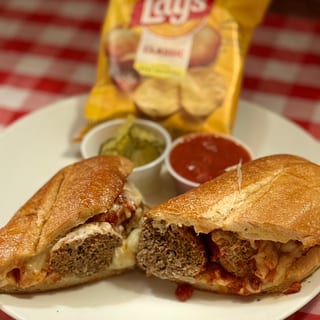 Meatball Wizard Sandwich Lunch
