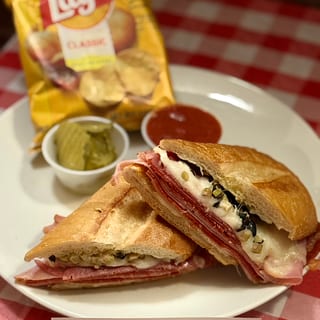 Frank’s Muffuletta Sandwich Lunch
