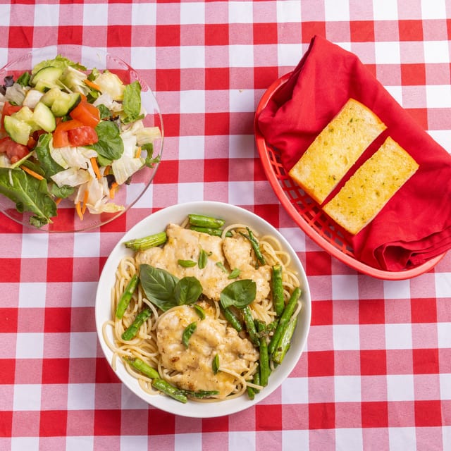 Lemon Basil Chicken Dinner.